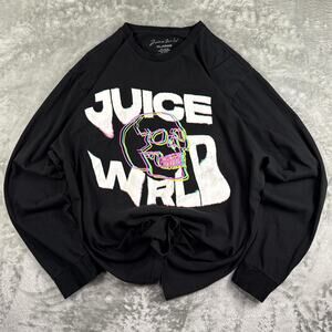 Juice Wrld Pastel Skull Long Sleeve Shirt Official Merch Graphic Tee Mens XL